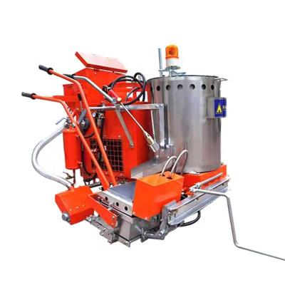 China Hand Push Cast Iron Road Component Hot Line Double Marking Water Based Painting Machine For Road Sides for sale