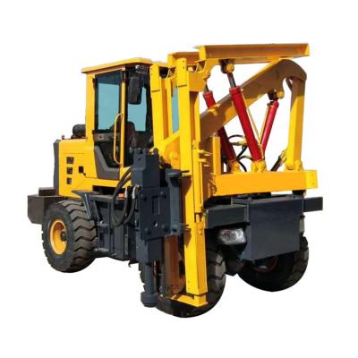 China Factory Ram Guardrail Install Hydraulic Hammer Ram Post Machine For Guardrail Installation for sale