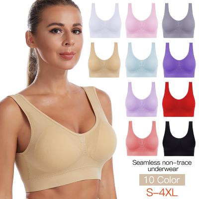 China Breathable Sports Bra Women Workout Comfortable Gathered Sexy U-Back Fitness Vest Tops Yoga Bra for sale