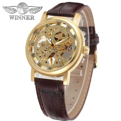 China Custom Logo Cheap Mechanical Watches Wholesale Chinese Logo Factory Forsining t Winner Hand Wind OEM Water Resistant Watch Men's Skeleton Luxury for sale