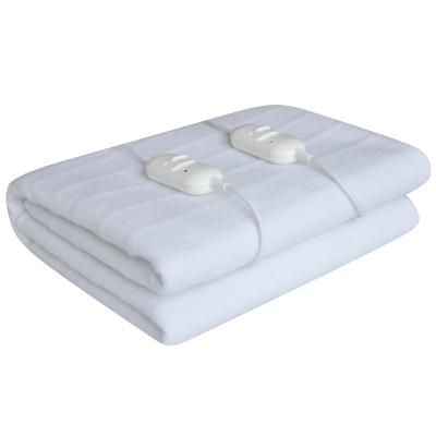 China Anti-Static hot sale china manufacture Washable Polar Fleece polyester heated blanket electric for sale