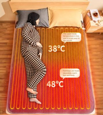 China Custom Portable Anti-static USB Temperature Controlled Winter Heating Warm Electric Blanket Pad for sale