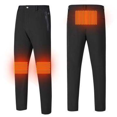 China Wholesale Anti-wrinkle Outdoor Waterproof Winter 5v USB Rechargeable Warm Pants Men for sale