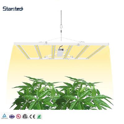 China FLOWER Hot 2021 Led Grow Light 300W 420W 480W Foldable Full Spectrum Led Grow Light For Indoor Plants Lighting for sale