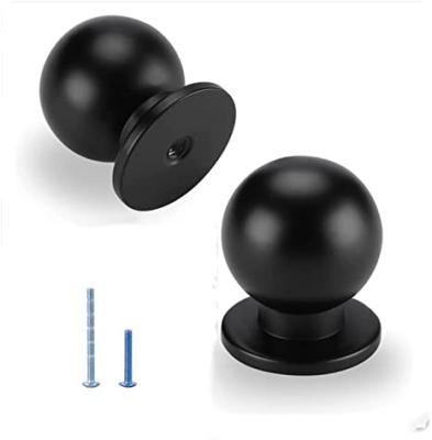 China High Quality Modern Hoone Furniture Handle Metal Knob Black Door Handle Kitchen And Cabinet Knob for sale