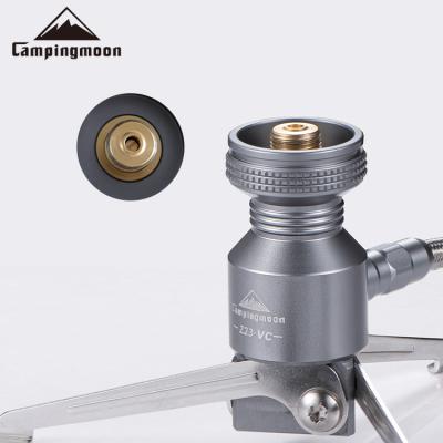 China Lightweight Cookware BBQ Picnic Cooking Cooker Cookware Gas Burner Outdoor Gas Stove Burner With Adapter for sale