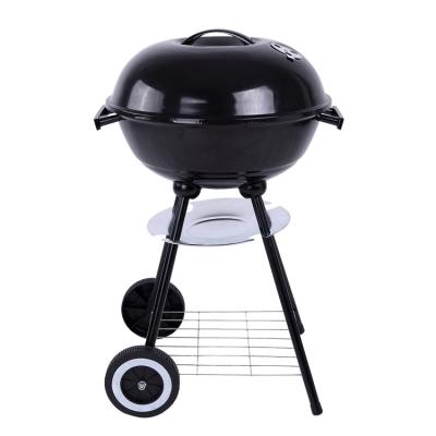 China Easily Assembled Outdoor Small Charcoal BBQ Grill Stainless Steel Black Metal Customized Flame Good Used Wood Food for sale