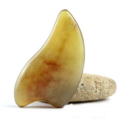 China Face Body Gua Sha Board Rose Quartz Jade Stone Scraping Massage Tool Heart Shaped Gua Sha Tip for sale