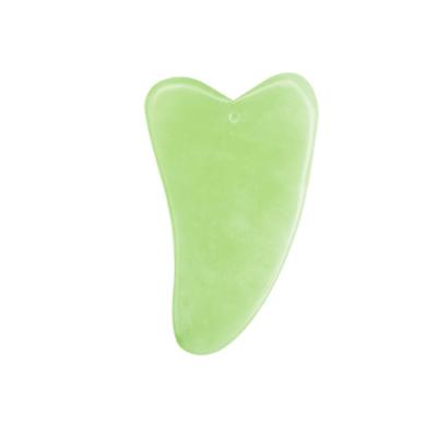 China Factory Wholesale Price Face Stone Scraper Chinese Gua Sha Tools Natural Quartz Jade Guasha Board for sale