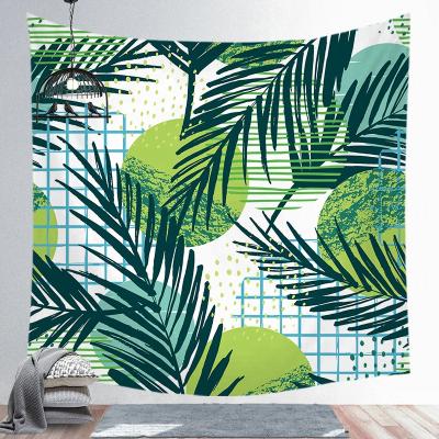 China Full Variety of Promotion Modern Cheap Price Wall Tapestry Boho, Palm Leaves Tapestry for sale