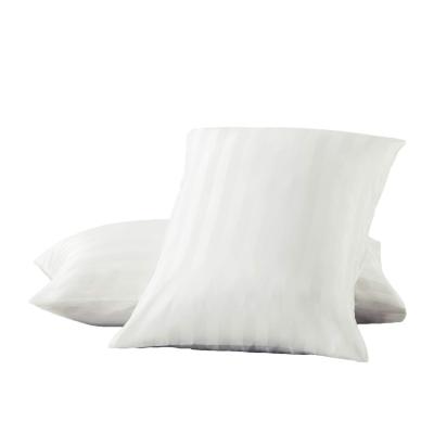 China Wholesale Nondisposable Five Star Hotel Queen For Sleeping Neck Stripe Hotel Pillow for sale