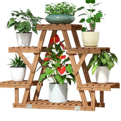 China 2021 Hot Wholesale Modern Cheap Modern K&B Popular New Design Solid Wood Flower Factory Indoor Stand for sale