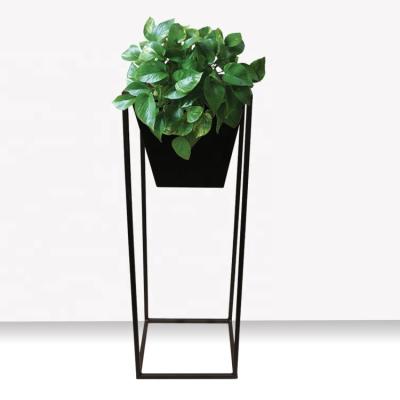 China Modern High Quality Indoor Garden Decor Metal Iron Wire Flower Display Plant Rack Stand Tall Vertical Pot Rack for sale