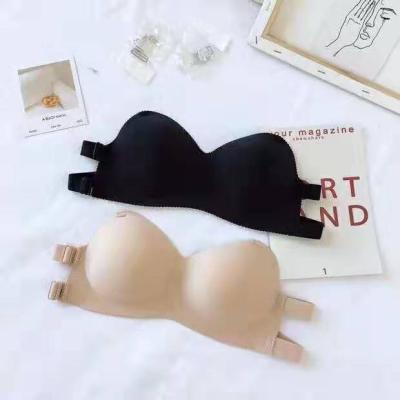 China Breathable strapless bra for women with small breasts gathered, invisible non-slip thin breast no underwire wrap bra bra cover for sale