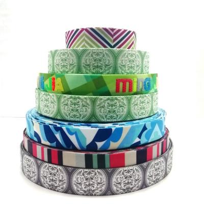 China Polyester Durable Sublimation Printed Webbing For Garment Accessories for sale