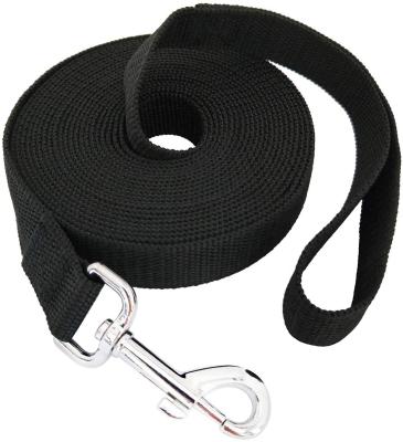 China 20ft 30ft 40ft Durable Nylon Dog Training Leash 50ft Long For Small Medium Large Dogs, 1 Inch Wide for sale