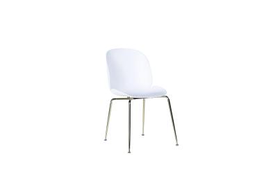 China PP seat/ chrome with steel legs dining chair PC810-A for sale