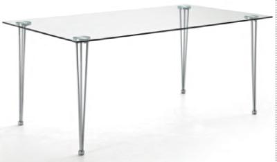 China Glass dining table  ROXANA for sale