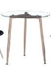 China Glass dining table Ø90*75cm for sale