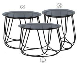 China coffee table 60*40 /50*45/40*50 for sale