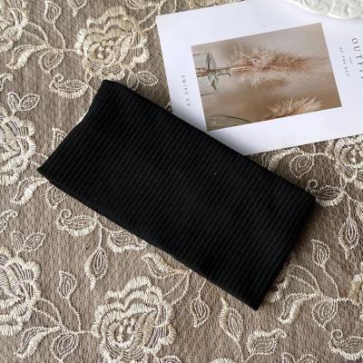 China Korean Wide Wash Sports Face Cloth Knitting Elastic Headband Spa Knitting Headband for sale