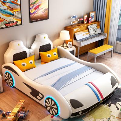 China Modern Children's Bedroom Furniture Boy Girl Furniture Car Design Shapes To Children Kids Car Bed for sale