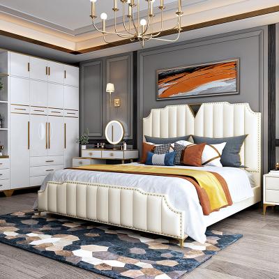 China Nordic Modern Minimalist Light Luxury Furniture Storage Bed Whole Home Furniture Combination Set Simple American Bedroom Furniture for sale