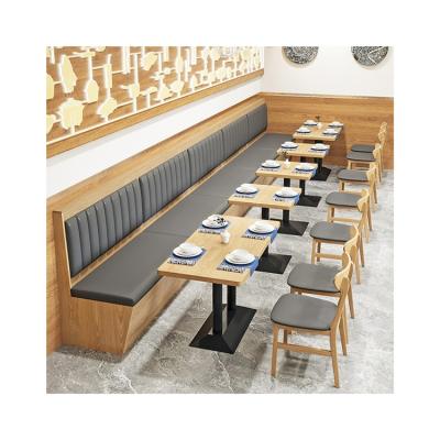 China Modern custom nordic morden restaurant furniture dining table and chair set diner cabin seating design for sale