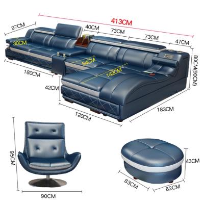 China Best of Sofa Bed Selling Good Quality Funiture Sofa Home Multifunction Leather Massage Sofa For Sale for sale