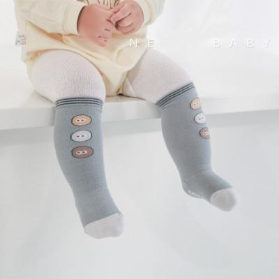 China Hot Selling Sporty Baby Cartoon Cotton Socks Soft Breathable Newborn Knee High Socks for sale