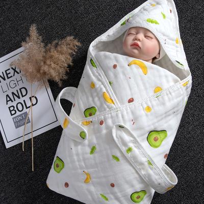 China Newborn Baby Folded Sleeping Bag Cotton Wrapping Blanket for Kids Soft Touch for Baby Skin for sale