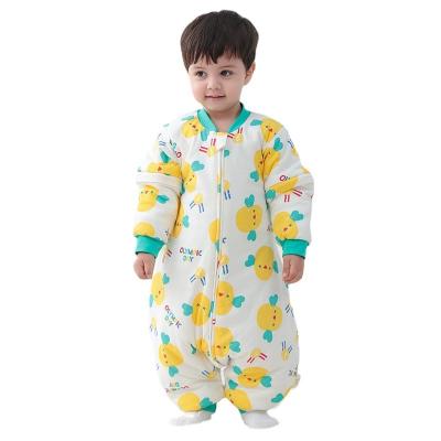 China Cozy baby clothes HOT sale baby thickened autumn winter jumpsuit rompers baby clothes baby sleeping bags for sale