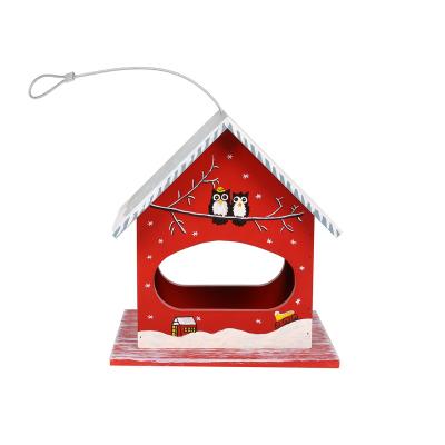 China Sustainable Durable Hanging Bird House Feeder Bird Feeder Easy Cleaning Cage For Outdoor Hanging for sale