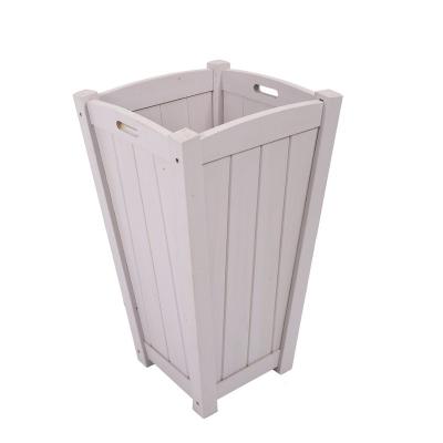 China Best Eco-Freindly Choice Basket Form Wooden Raised Garden Bed Potted Plants Grow Vegetable Box Planting Boxes for sale