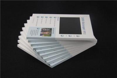 China Multi - Page Electronic Digital Video Brochure With Video Screen / Video Wedding Invitations for sale