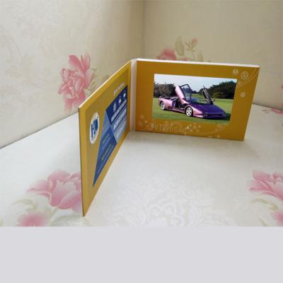 China 5 Inch Battery Lcd Video Mailer Card Printed With Speaker And Bluetooth for sale