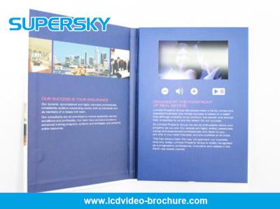 China Volledige Kleurendrukvideo in Drukbrochure, 128MB - 8GB Digitale Videobrochure Te koop