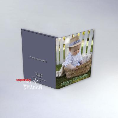 중국 스피커, 똑똑한 단추를 가진 선전용 Handmade LCD 초대장/영상 소책자 판매용