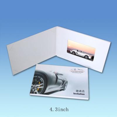 China 10 Inch Video Birthday Cards Motion Sensor Or Light Sensor With 2GB Memory for sale