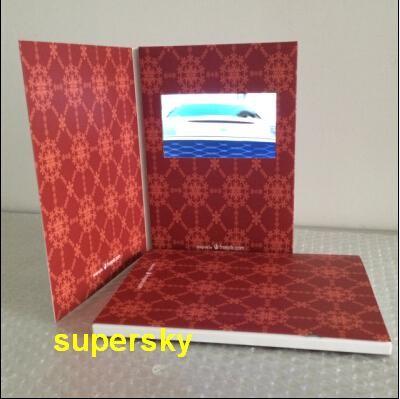 China LCD Video Brochure Video Birthday Cards 2.4