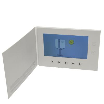 China 4.3 Inch A5 Printed LCD Video Greeting Cards Personalized With Built - In Speaker for sale