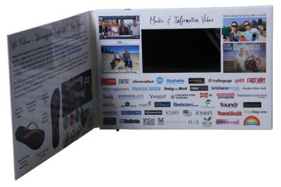 China Multi - Size LCD Video Mailer Support JPG / JPEG / GIF Picture Format for sale