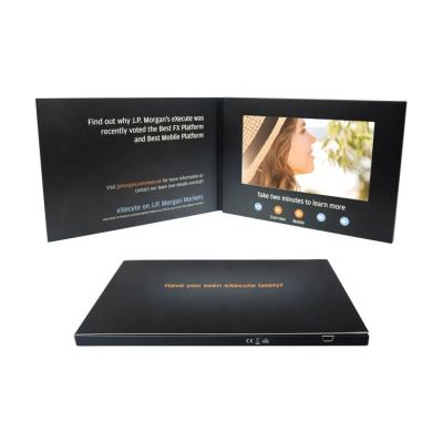 China Creative 2.4 4.3 7 Inch LCD Display A4 Video Brochure A5 Digital Greeting Card For Brand Business birthday card for sale