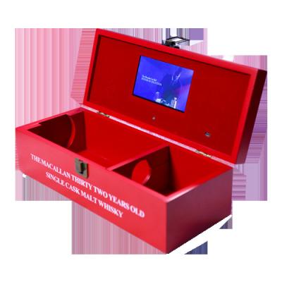 China Hot wood Material and Business Gift use video box with 5 inch tft lcd module for sale