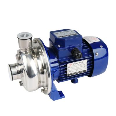 China Commercial high quality SUS304 semi-open impeller water pump centrifugal water buildings sewage pump with high capacity for sale