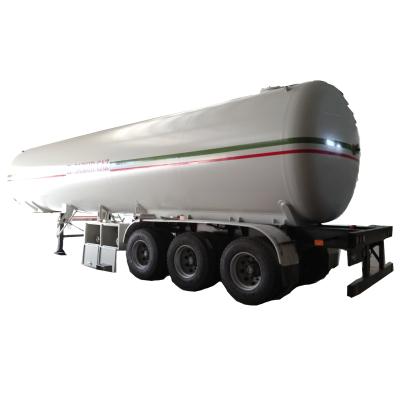 China 40cbm 2 axles lpg tank trailer 52m3 lpg trailer in morocco 56000liters lpg trailer tanker for sale Te koop