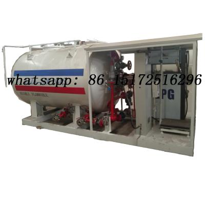 中国 10cbm Gas LPG Storage Tank 10 tons Gas Cylinder Filling Pressure Vessel Easily Operate 販売のため