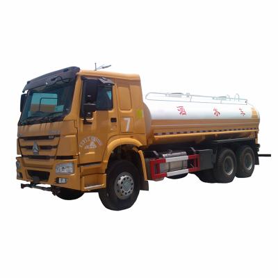 China Sinotruck HOWO 6x4 336hp Water Tank Truck Manual Diesel Carbon Steel zu verkaufen