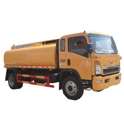 China SINOTRUK HOWO 4X2 12CBM Spraying Water Tanker Water Bowser Truck for sale