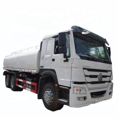 China Cheap price HOWO 6x4 20ton water tanker 20m3 water tank truck for sale in kenya zu verkaufen